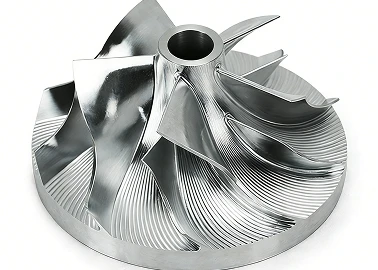 5-Achsen-CNC-Bearbeitung hochpr&auml;zises Aluminium-Laufradprojekt